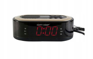 Budzik cyfrowy LED TUNER FM, USB