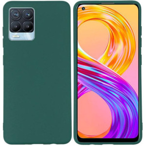 Etui REALME 8 / 8 PRO Back Żel Matt ciemnozielone