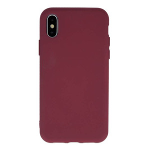 Etui XIAOMI POCO M3 Silicone case elastyczne silikonowe burgundowe