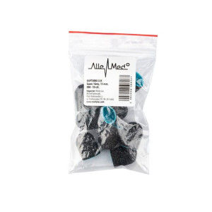 Kapturki do pedicure 13 mm gradacja 80 10 szt Lux AlleMed Szare Grey