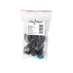 Kapturki do pedicure 13 mm gradacja 60 10 szt Lux AlleMed Szare Grey