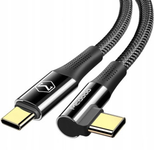 Mcdodo Kabel Kątowy Usb-c Pd 2.0 Qc 4.0 5a 100w 2m Czarny