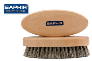 Saphir BDC Brush Natural Oval 13,5cm - szczotka do butów jasna