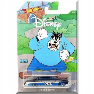 Hot Wheels Disney Czarny Piotruś Pete Myszka Miki - Fish'd & Chip'd
