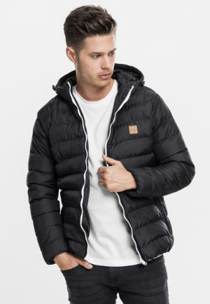 Zimowa Kurtka Basic Bubble Black/White
