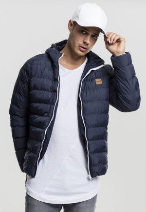 Zimowa Kurtka Basic Bubble Navy/White