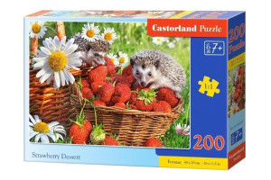 Puzzle 200 Strawberry Dessert Castor