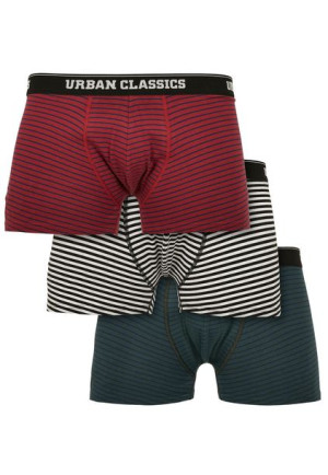 Bokserki Boxer Shorts 3-Pack Green/Dark Blue/Black
