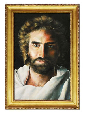 Obraz z Jezusem Chrystusem Akiane Kramarik Książe Pokoju 75x105cm obraz ręc