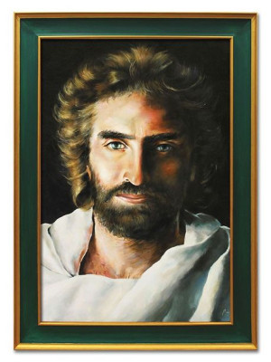 Obraz z Jezusem Chrystusem Akiane Kramarik Książe Pokoju 76x106cm obraz ręc