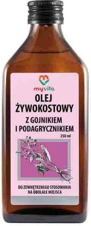 Olej żywokostowy z gojnikiem i podagrycznikiem 250 ml MyVita