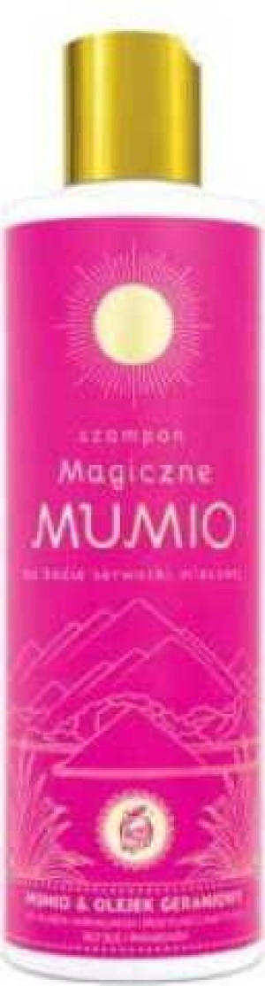 Szampon Magiczne mumio na bazie serwatki mlecznej Mumio & olejek geraniowy