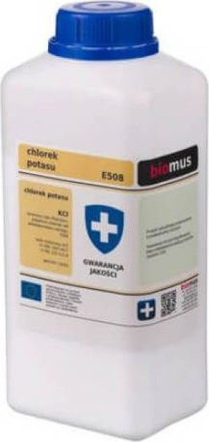 Chlorek potasu KCl sól potasowa kwasu solnego potassium chloride 1000g BIOM