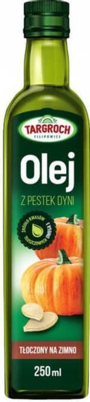 Olej z pestek dyni tłoczony na zimno 250 ml Targroch