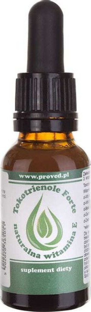 Tokotrienole Forte w płynie naturalna witamina E 20ml 550 kropli Proved