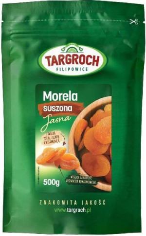 Morela suszona jasna 500g Targroch