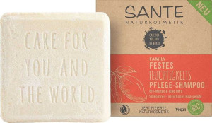 Szampon do włosów w kostce nawilżający mango i aloes ECO 60 g - Sante