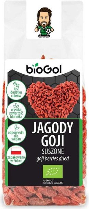 Jagody Goji Suszone Bio 100 G - Biogol