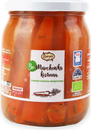 Marchew Kiszona Bio 500 G (280 G) - Sątyrz