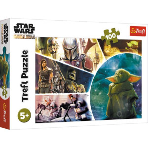 Trefl Puzzle 100 elementów Baby Yoda