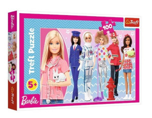 Puzzle 100el Barbie możesz być kim chcesz