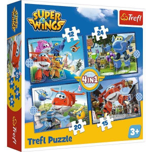 Trefl Puzzle 4w1 Odlotowa paczka Super Wings