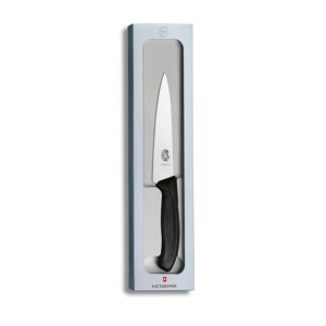 Victorinox Swiss Classic, nóż, ostrze gładkie, 15 cm, czarny, opak. prez.