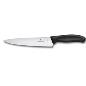 Victorinox Swiss Classic, nóż, ostrze gładkie, 19 cm, czarny, blister