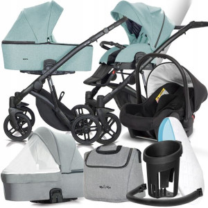 Wózek Milu Kids 3w1 Atteso Ats-16 I + Kite Karwala