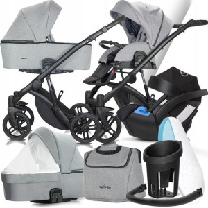 Wózek Milu Kids 3w1 Atteso Ats-20 I + Cybex Aton 5