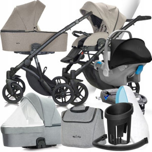Wózek Milu Kids 4w1 Atteso Ats-18, Kite+ Baza Dock