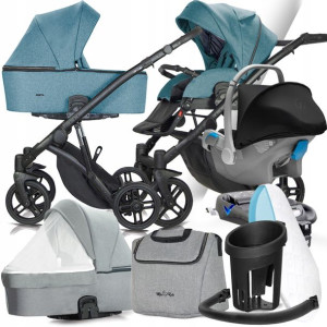 Wózek Milu Kids 4w1 Atteso Ats-15, Kite+ Baza Dock