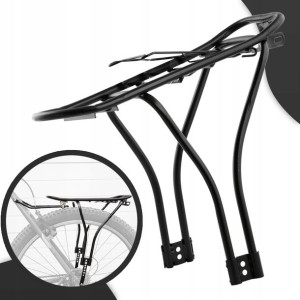 Bagażnik rowerowy na rower tylny regulowany mocowanie do sztycy 16"-26" 25k