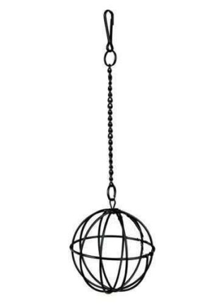 Paśnik metalowy królika kawii gryzoni kula 12 cm