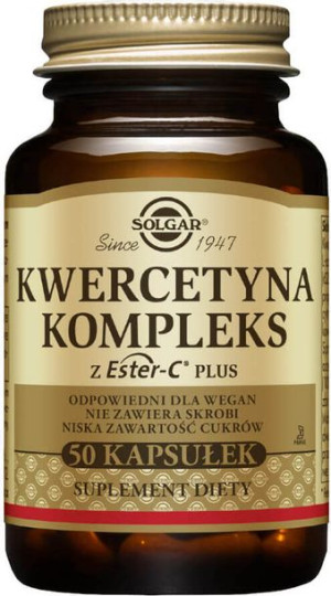 Kwercetyna kompleks z Ester-C Plus 50 kapsułek Solgar