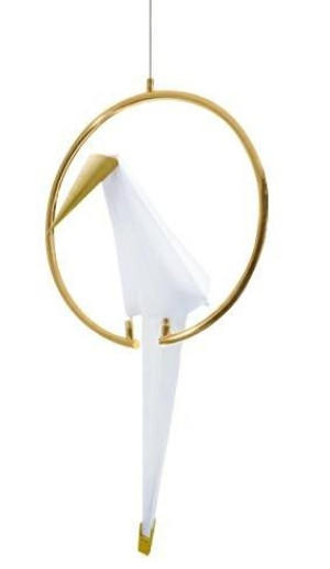 Lampa wisząca Lora 1 UP złota - LED