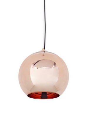 Lampa wisząca Ball Mirror Miedziana