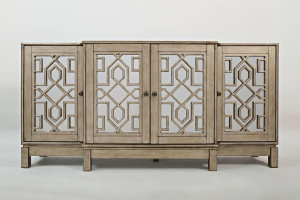 Komoda lustrzana 4D Vintage Silver