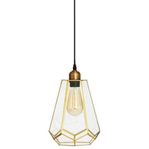 Lampa wisząca złota Hexi