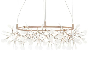Lampa wisząca FLORA 160 miedziana - LED, metal