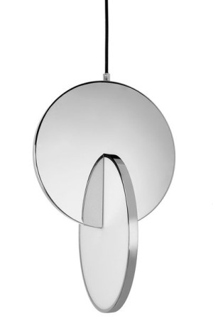 Lampa wisząca DISCO chromowana - LED, stal polerowana