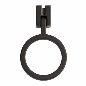 Uchwyt do mebli kołatka czarny mat 45mm styl nowojorski lutetia