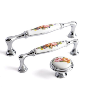 Porcelanowy uchwyt do mebli Asti 85.CLG - 96 mm