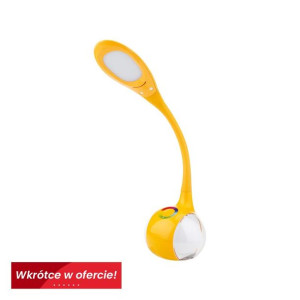 Lampka biurkowa i nocna LED MAGIC I RGB Nilsen żółta US014