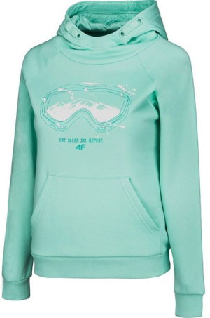 Bluza dla dziewczynki 4F miętowa HJZ20 JBLD006 47S