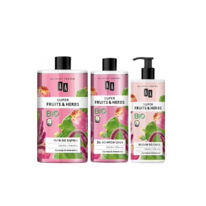 AA SUPER FRUITS&HERBS Opuncja+amarantus-ZESTAW 3szt