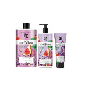 AA SUPER FRUITS&HERBS Figa&lawenda - ZESTAW 3 szt.