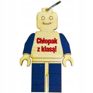 BRELOK LEGO dzień chłopaka prezent upominek