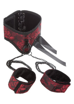 Kajdanki-scandal Posture Collar With Cuffs