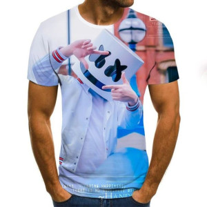 Koszulka męska t-shirt graficzny 3D z nadrukiem 5XL
